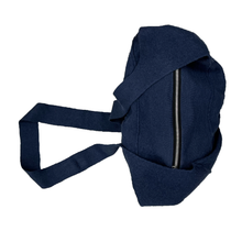 Load image into Gallery viewer, Felted Patch Bag - Slate Blue