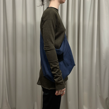 Load image into Gallery viewer, Felted Patch Bag - Slate Blue