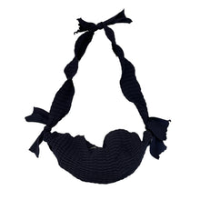 Load image into Gallery viewer, Small Crinkle Bag with Long Strap in Navy