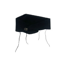 Load image into Gallery viewer, Lambswool Hat with Antique Findings in Black
