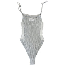 Load image into Gallery viewer, Lace Hole &#39;40&#39; Leotard in Ice Grey
