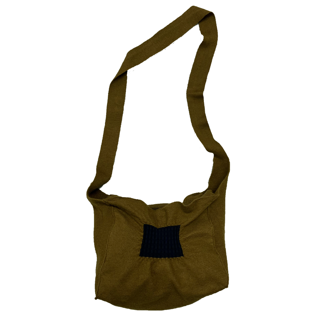 Felted Patch Bag - Ochre