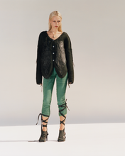 Load image into Gallery viewer, Crinkle Capris in Arsenic Green
